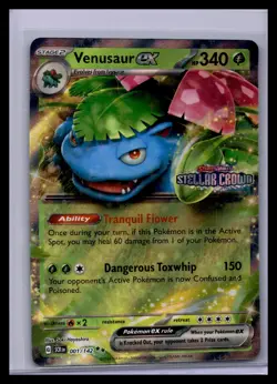 Venusaur ex (Stellar Crown Stamp) Double Rare Miscellaneous Cards & Products 001 - Image 1