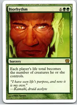 Biorhythm 9th Edition Magic the Gathering LP - Image 1