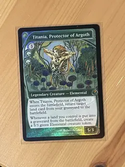 Mtg Titania Protector Of Argoth Foil Mystery Booster 2 NM - Image 1