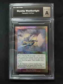 Skyship Weatherlight PCG Authentication Slab Planeshift Alternate Art 133 - Image 1