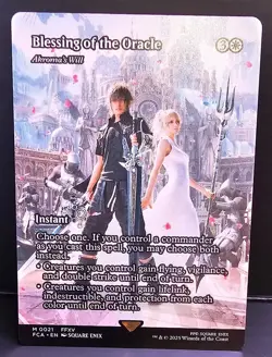 Blessing of the Oracle | Akroma's Will Final Fantasy MTG M0021 - Image 2