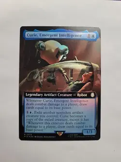 MTG - Curie, Emergent Intelligence (Extended Art) PIP Foil Rare #0374 - Image 1