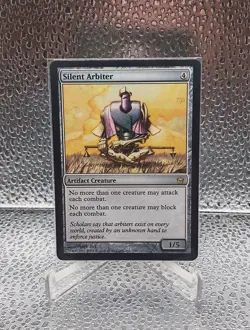 Fifth Dawn - Silent Arbiter - Magic The Gathering - Rare - Vintage - Image 1