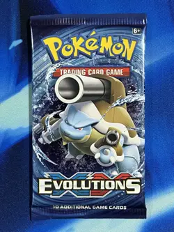 Pokemon 2016 XY Evolutions Booster Pack Blastoise Art Nm Mint M Charizard Ex - Image 1