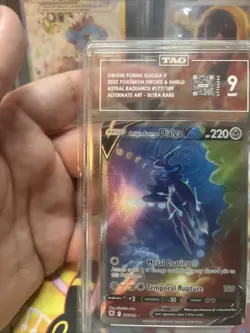 Pokemon Origin Forme Dialga v Alternate Art 177/189 Astral Radiance TAG 9 Mint - Image 2