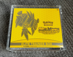 Pokemon Sealed Sun & Moon Guardians Rising Elite Trainer Box w/ Acrylic Case - Image 1