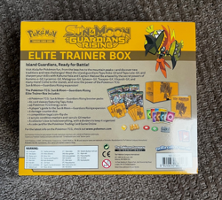 Pokemon Sealed Sun & Moon Guardians Rising Elite Trainer Box w/ Acrylic Case - Image 4