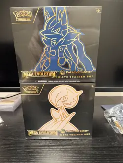 Pokemon Mega Evolution Pokemon Center Elite Trainer Box ETB Set of 2 Sealed - Image 1