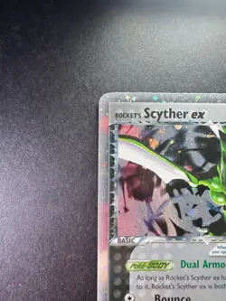 2004 POKEMON SCYTHER EX TEAM ROCKET RETURNS 102/109 ROCKET'S SCYTHER EX-HOLO TCG - Image 2