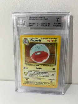 Beckett 7 Electrode Pokemon Holo WOTC 2/64 Jungle Set #2 Rare 1999 (no symbol) - Image 1