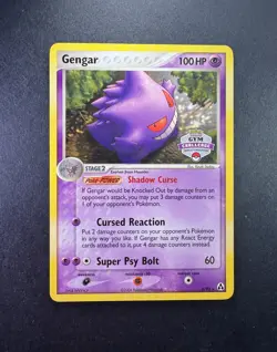 Pokemon Gengar Gym Challenge World's Qualifier Stamped 5/92 2006 Legend Maker - Image 1