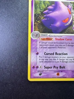 Pokemon Gengar Gym Challenge World's Qualifier Stamped 5/92 2006 Legend Maker - Image 4
