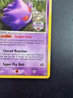 Pokemon Gengar Gym Challenge World's Qualifier Stamped 5/92 2006 Legend Maker - Image 5