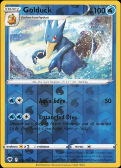 Pokemon - Golduck #029/189 - SWSH10: Astral Radiance Reverse Holo - Image 1