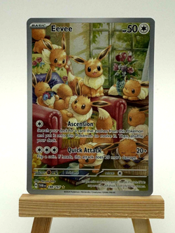Eevee #188/167 Illustration Rare SV06: Twilight Masquerade Pokemon TCG NM - Image 3