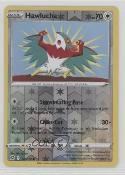 Hawlucha Reverse Foil Pokemon Sword & Shield Brilliant Stars #127 - Image 1