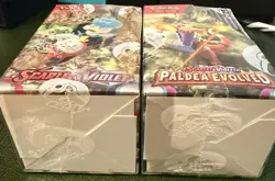 Pokemon TCG: Paldea Evolved & Scarlet & Violet 1/2 Booster Boxs Brand New Sealed - Image 2