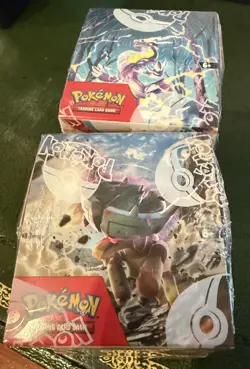 Pokemon TCG: Paldea Evolved & Scarlet & Violet 1/2 Booster Boxs Brand New Sealed - Image 3
