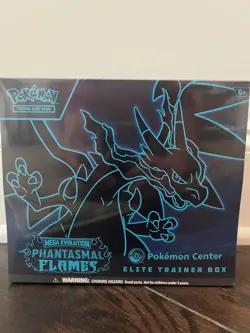 Phantasmal Flames Pokemon Center Exclusive Elite Trainer Box ETB Sealed In Hand - Image 1