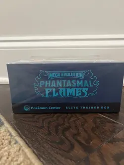Phantasmal Flames Pokemon Center Exclusive Elite Trainer Box ETB Sealed In Hand - Image 2