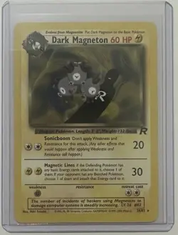 Pokemon Dark Magneton 28/82 - Team Rocket 2000 - Non-Holo LP/NM Classic - Image 1