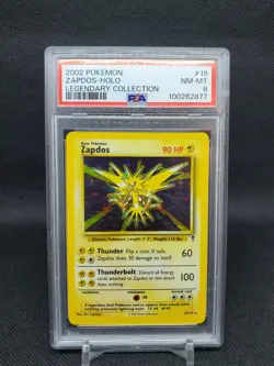 2002 Zapdos 19/110 Legendary Collection Holo Rare PSA 8 Pokemon TCG - Image 1