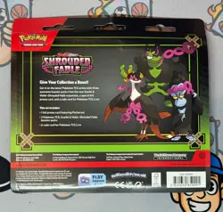 Pokemon Scarlet & Violet Shrouded Fable 3 Pack Blister SEALED Pecharunt promo - Image 2