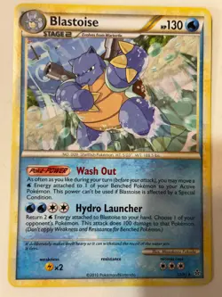 Blastoise 13/95 Unleashed Regular Rare Pokemon Card TCG English MP - Image 1