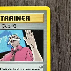 Blaine's Quiz #2 111/132 Gym Challenge Regular LP Pokemon Card TCG Vintage WOTC - Image 3