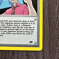 Blaine's Quiz #2 111/132 Gym Challenge Regular LP Pokemon Card TCG Vintage WOTC - Image 5