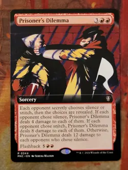 MTG Card : Prisoner's Dilemma (Murders at Karlov Manor) EXTENDED ART - Image 1