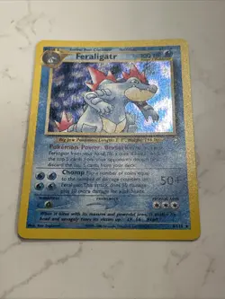 Pokemon TCG Feraligatr 4/111 Holo Neo Genesis Unlimited Card NM - Image 2