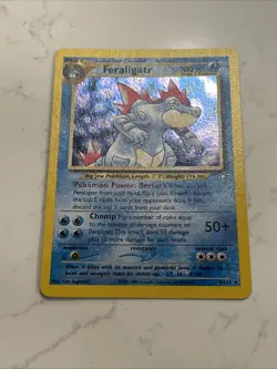 Pokemon TCG Feraligatr 4/111 Holo Neo Genesis Unlimited Card NM - Image 3