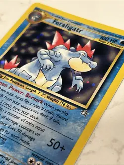 Pokemon TCG Feraligatr 4/111 Holo Neo Genesis Unlimited Card NM - Image 4