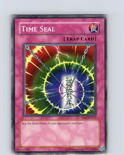 Yu-Gi-Oh TCG Time Seal DB1-EN071 Unlimited Regular Common Card Played MP-LP - Image 1
