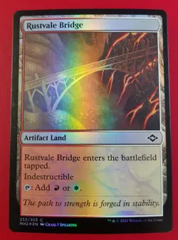 1x Rustvale Bridge | FOIL | Modern Horizons 2 | MTG Magic Cards - Image 1