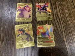 Pokemon Charizard VMAX GX Gold Foil Card - Image 1