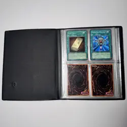 Vintage Yu-Gi-Oh! Trading Card Game Binder 1996 Konami Original Logo Black Album - Image 3