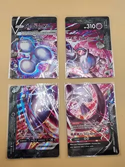 Mewtwo V-UNION [Set of 4] SWSH: Sword & Shield Promo Cards Holo Near Mint (NM) - Image 1