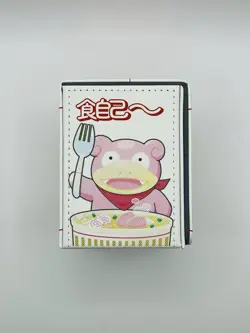 Pokemon Card Deck Box Ramen Cup Noodle Slowpoke TCG Fits 100 Cards - Image 3