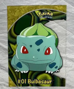 2000 Topps Pokemon TV Animation Series 2 #PC2 Bulbasaur Clear Card - Image 2