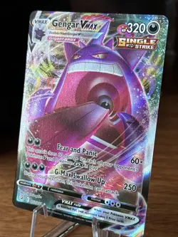 Pokemon TCG Gengar VMAX 157/264 Swsh08: Fusion Strike Holo Card Mint Condition - Image 2