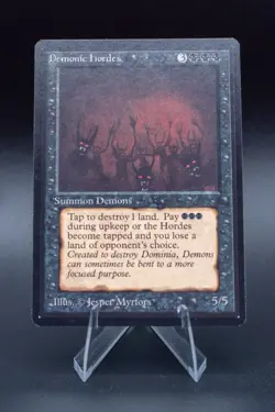 Demonic Hordes: 1993 Magic the Gathering Limited Edition Beta Regular - Image 1