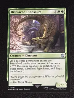 MTG Universes Beyond: Doctor Who Displaced Dinosaurs 0100 NM - Image 1