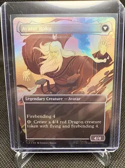 MTG - Avatar:The Last Airbender - The Legend Of Roku/Avatar Roku Borderless Foil - Image 4