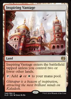 1x Inspiring Vantage NM, English MTG Kaladesh - Image 1