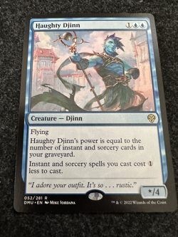 1 x Haughty Djinn - Promo Pack - Dominaria United - NM-Mint - MTG - Image 1