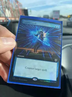 Counterspell - #632 Foil (Extended Art) - Commander Legends - Mtg - Image 1