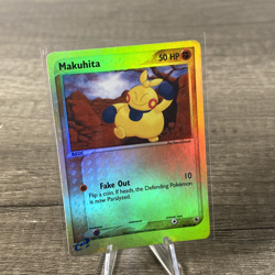 Makuhita 58/109 Reverse Holo Common Ruby & Sapphire Pokemon TCG NM - Image 3