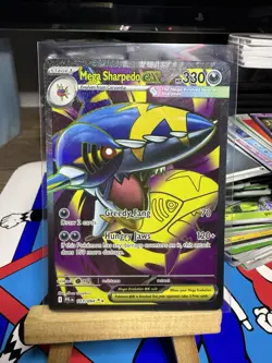 Mega Sharpedo Ex 113/094 - Phantasmal Flames Full Art Rare - Pokemon TCG Card NM - Image 1